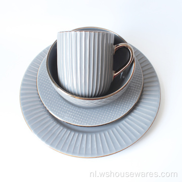 Ronde vorm Europees servies sets goedkoop servies